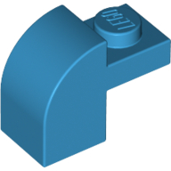 Brick Curved 1 x 2 x 1 1/3 with Curved Top (6091)
