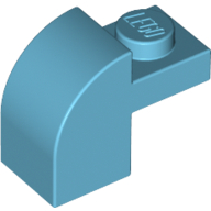 Brick Curved 1 x 2 x 1 1/3 with Curved Top (6091)
