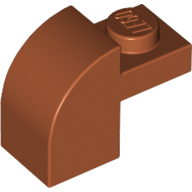 Brick Curved 1 x 2 x 1 1/3 with Curved Top (6091)