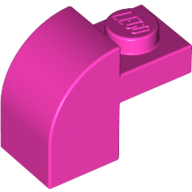 Brick Curved 1 x 2 x 1 1/3 with Curved Top (6091)