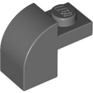 Brick Curved 1 x 2 x 1 1/3 with Curved Top (6091)