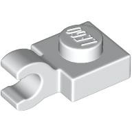 Plate Special 1 x 1 with Clip Horizontal [Thick Open O Clip] (61252)
