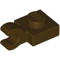 Plate Special 1 x 1 with Clip Horizontal [Thick Open O Clip] (61252)