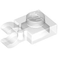 Plate Special 1 x 1 with Clip Horizontal [Thick Open O Clip] (61252)