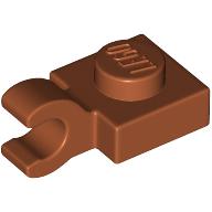 Plate Special 1 x 1 with Clip Horizontal [Thick Open O Clip] (61252)