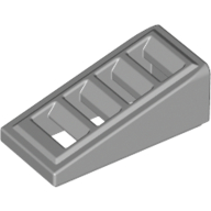 Slope 18° 2 x 1 x 2/3 with 4 Slots / Grate (61409)