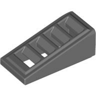 Slope 18° 2 x 1 x 2/3 with 4 Slots / Grate (61409)