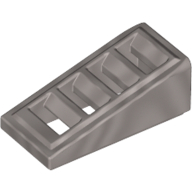 Slope 18° 2 x 1 x 2/3 with 4 Slots / Grate (61409)