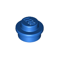 Plate Round 1 x 1 with Solid Stud (6141)