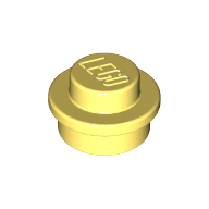 Plate Round 1 x 1 with Solid Stud (6141)