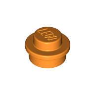Plate Round 1 x 1 with Solid Stud (6141)