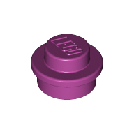 Plate Round 1 x 1 with Solid Stud (6141)