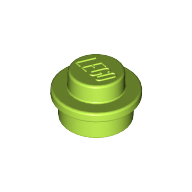 Plate Round 1 x 1 with Solid Stud (6141)