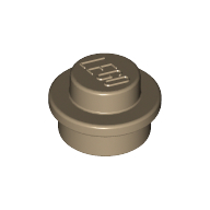 Plate Round 1 x 1 with Solid Stud (6141)