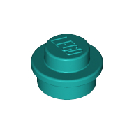 Plate Round 1 x 1 with Solid Stud (6141)