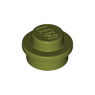 Plate Round 1 x 1 with Solid Stud (6141)