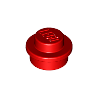 Plate Round 1 x 1 with Solid Stud (6141)