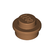 Plate Round 1 x 1 with Solid Stud (6141)