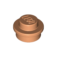 Plate Round 1 x 1 with Solid Stud (6141)