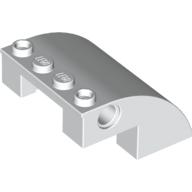 Slope Curved 4 x 4 x 2 with Holes (61487)