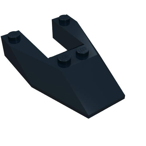 Wedge Sloped 6 x 4 Cutout, No Stud Notches (6153a)