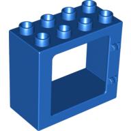 Duplo Door / Window Frame Flat Front Surface, Completely Open Back (61649)