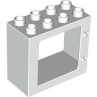 Duplo Door / Window Frame Flat Front Surface, Completely Open Back (61649)