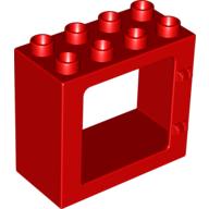 Duplo Door / Window Frame Flat Front Surface, Completely Open Back (61649)