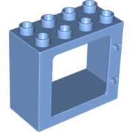 Duplo Door / Window Frame Flat Front Surface, Completely Open Back (61649)