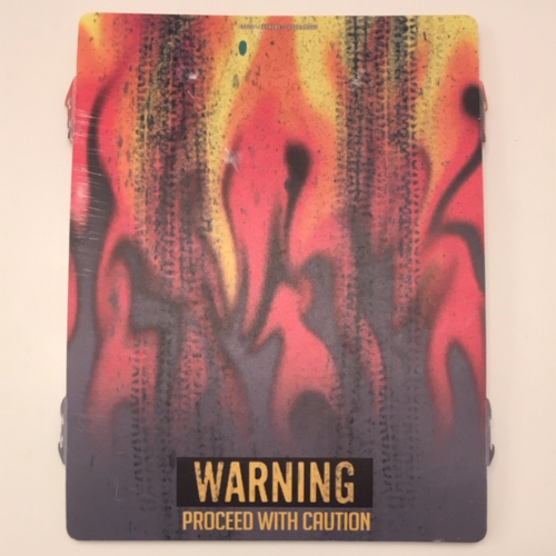 Ramp Cover, with Flames and 'WARNING PROCEED WITH CAUTION' Print (61770)