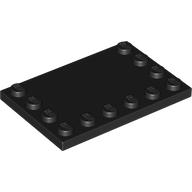 Plate Special 4 x 6 with Studs on 3 Edges (6180)