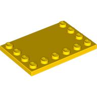 Plate Special 4 x 6 with Studs on 3 Edges (6180)
