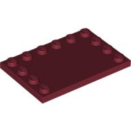 Plate Special 4 x 6 with Studs on 3 Edges (6180)