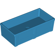 Duplo Container Box 2 x 4 (Horse Trough New Style) (61896)