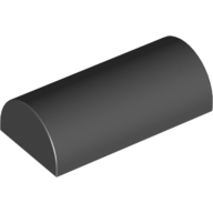 Brick Curved 2 x 4 Double, No Studs, with Groove (6192b)
