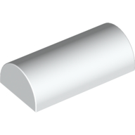 Brick Curved 2 x 4 Double, No Studs, with Groove (6192b)