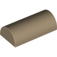 Brick Curved 2 x 4 Double, No Studs, with Groove (6192b)