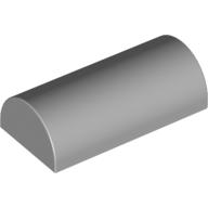 Brick Curved 2 x 4 Double, No Studs, with Groove (6192b)