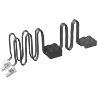 Light Unit, LED with Black Cable, Power Functions (61930)