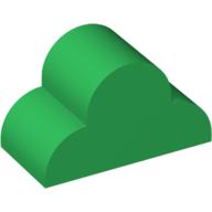 Brick Curved 2 x 4 x 2 Triple, No Studs (6216)