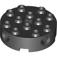Brick Round 4 x 4 with 4 Side Pin Holes and Center Axle Hole (6222)