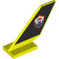 Tail Shuttle with Coastguard Logo on Black Background print (6239pr0027)