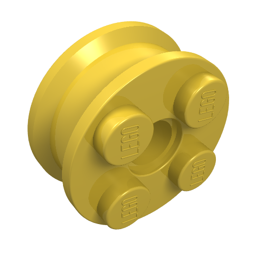 Wheel Freestyle with 2 x 2 Studs and Pin Hole (6248)