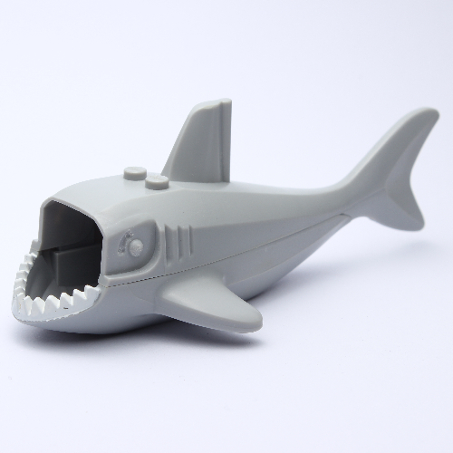 Animal Body Part, Shark Body with Gills and White Teeth Print (62605pr0001)