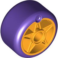 Wheel 24 x 20 with Dark Purple Tire Pattern (6278pat0003)