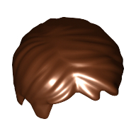 Hair Short, Tousled with Side Part (62810)