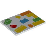 Tile 6 x 8 with LEGO Bricks, Wall print (6320pr0003)