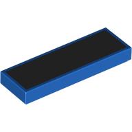 Tile 1 x 3 with Black Surface print (63864pr0049)