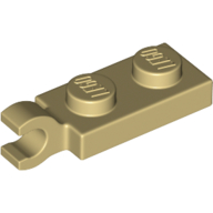 Plate Special 1 x 2 with Clip Horizontal on End (63868)