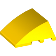 Wedge Curved 4 x 3 No Studs [Plain] (64225)